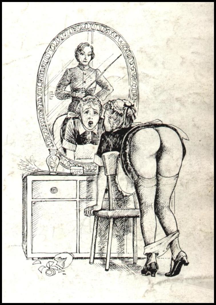 Butt spanking cartoon
