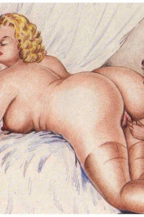 Винтажные порно рисунки с толстыми бабами (74 фото)
