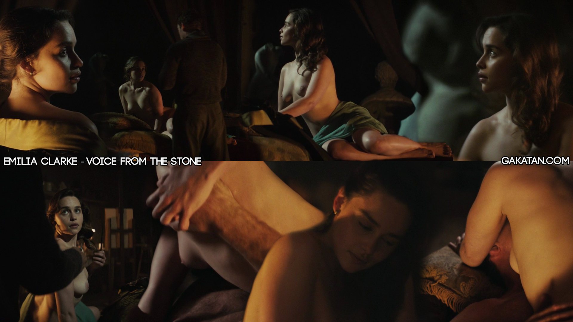 Emilia clarke voice from the stone nude scene