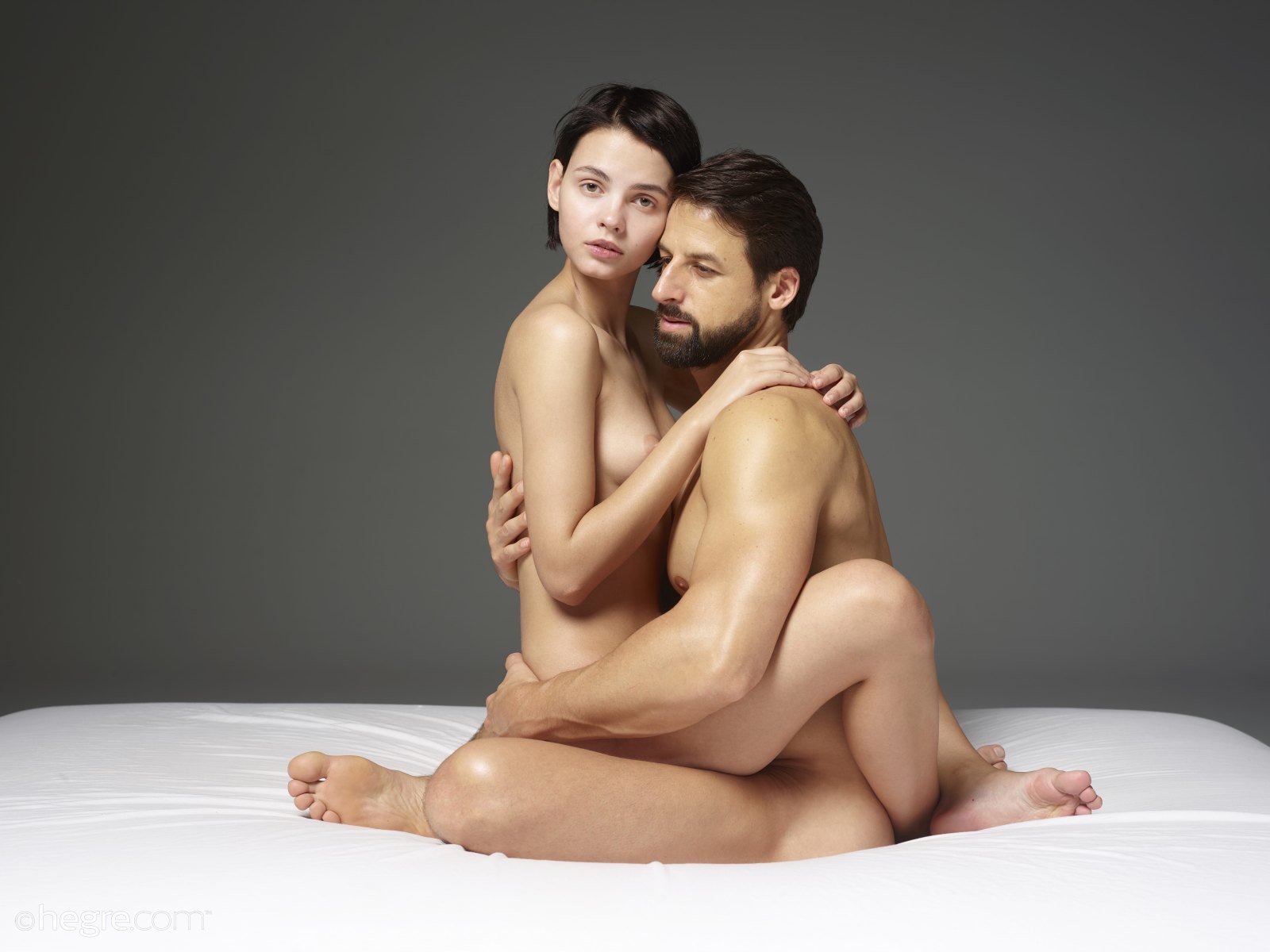 Naked couple photoshoot