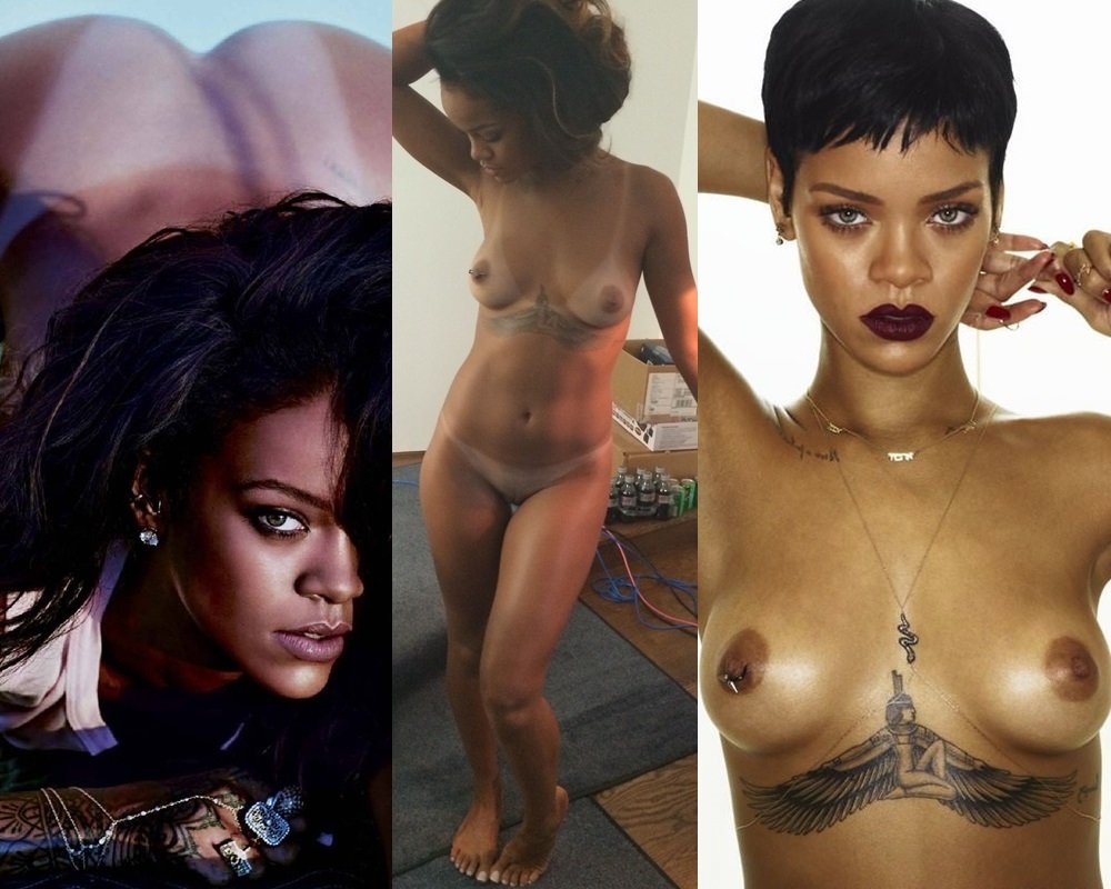 Голая Рианна (Rihanna): интимные фото