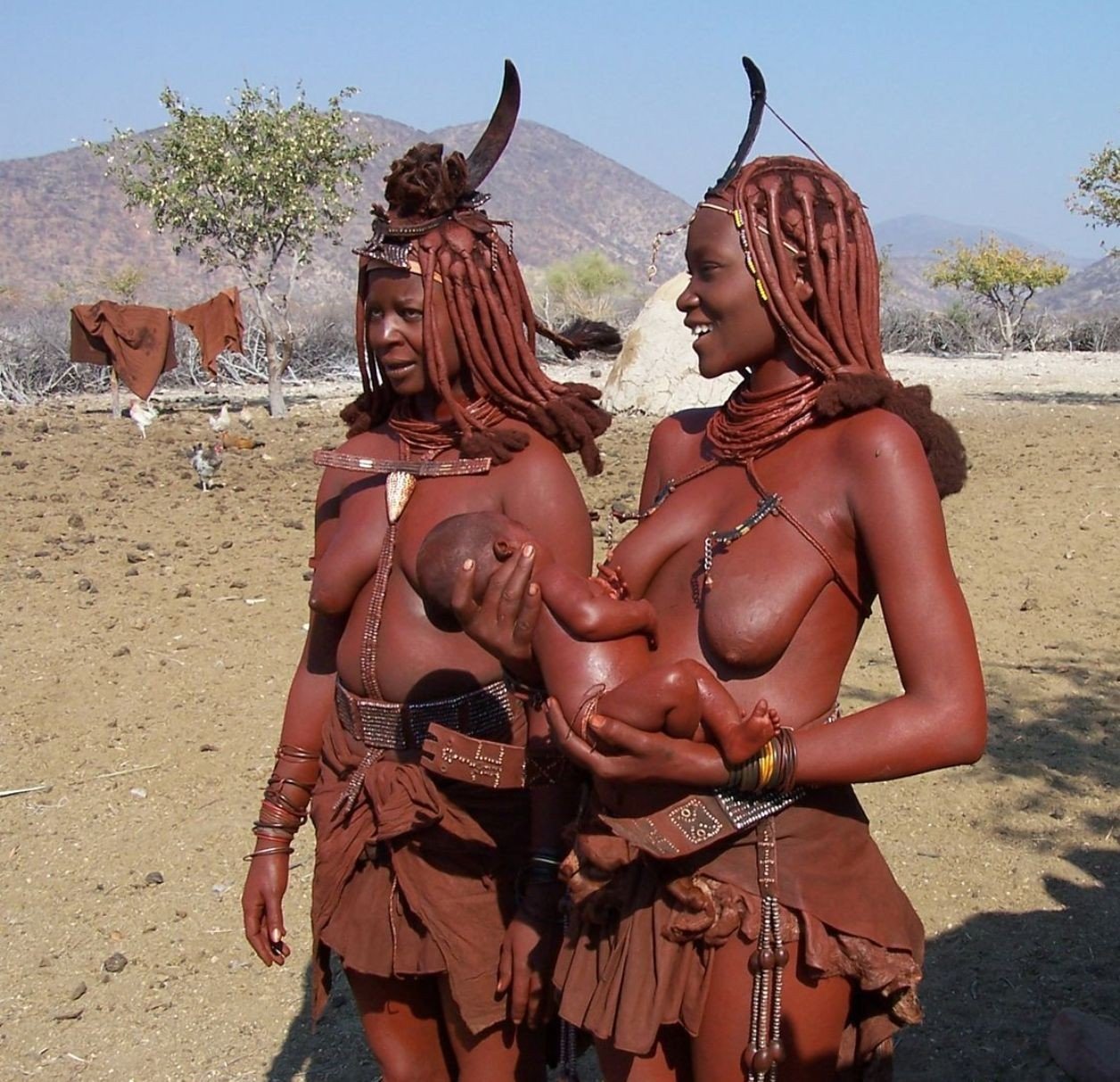 Голые фантазии диких племен Африки