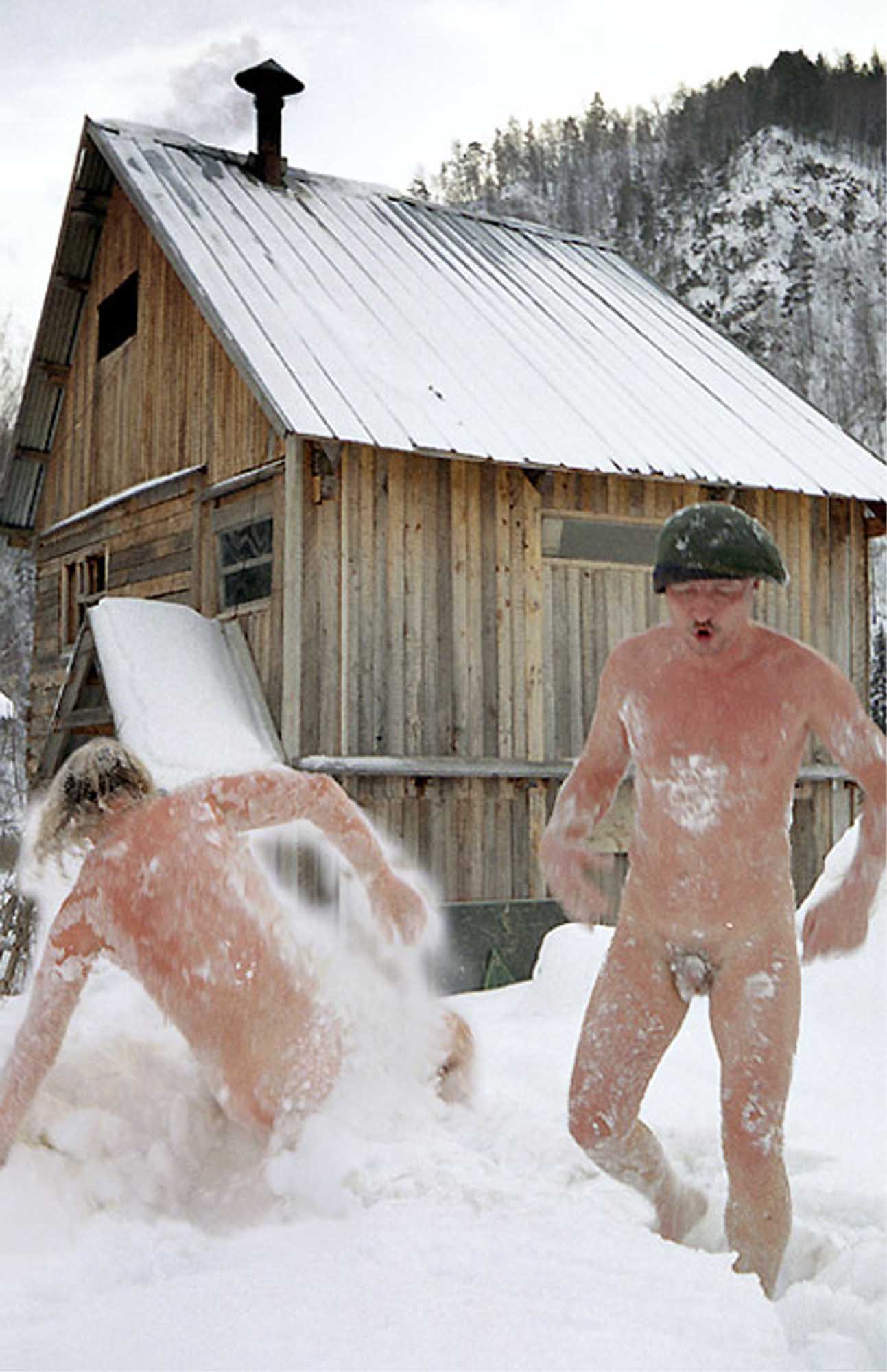 мужики купаются голыми в бане фото 13