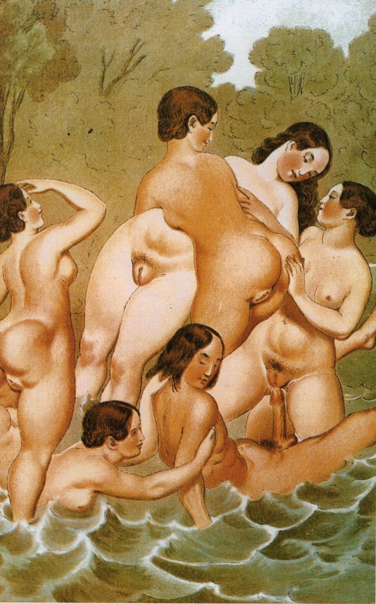 голые в древнем мире